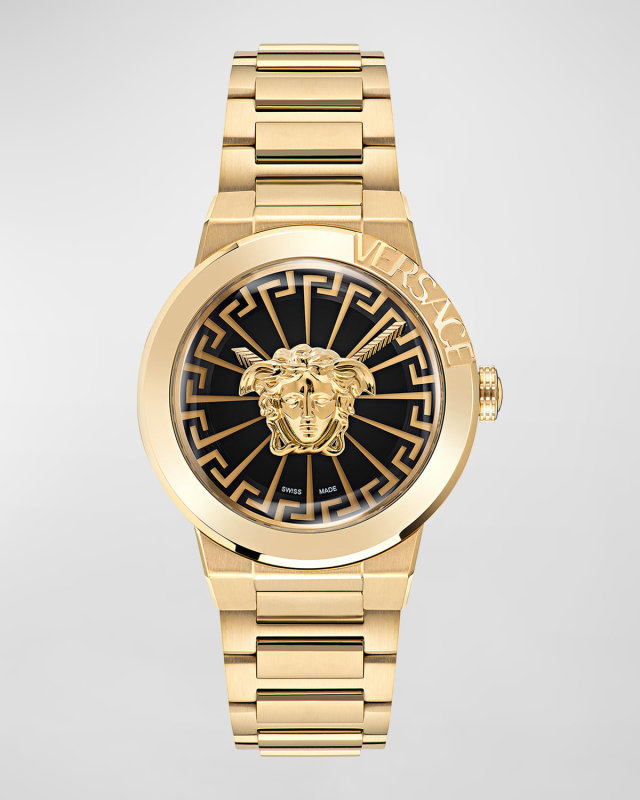 38mm Medusa Infinite Bracelet Watch, Gold